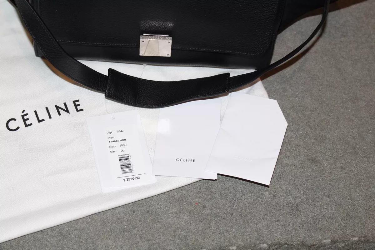 Black celine best sale trapeze bag