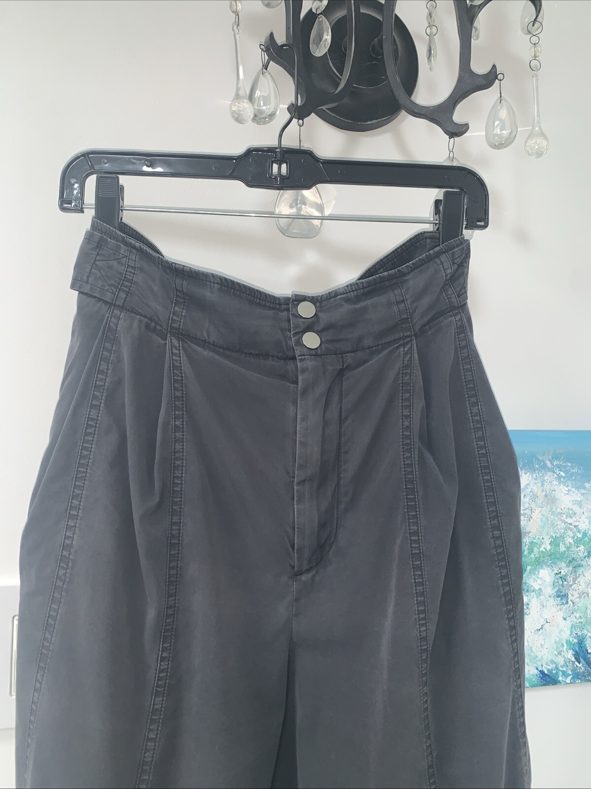 BOTTEGA VENETA Pleated cotton-blend wide-leg pants Size 38  $1200 thumbnail 15