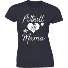 Pitbull Mama American Bully Dog Funny Puppies Lover Shirt Women's T-shirt Tee