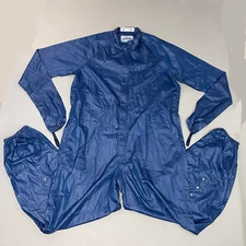 PRUDENTIAL Clean Room Service Hi Density Coverall SZ XL Blue (New) 569-101