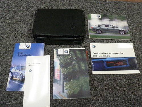 2002 BMW 320i 325i 325xi 330i 330xi Sedan Owner Operator Manual Set xz - 第 1/1 張圖片