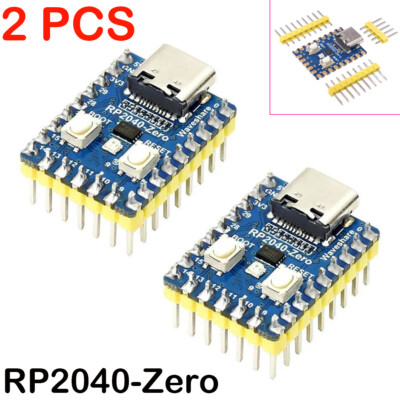 2X For Raspberry Pi RP2040-Zero Microcontroller PICO Development Board With Pins