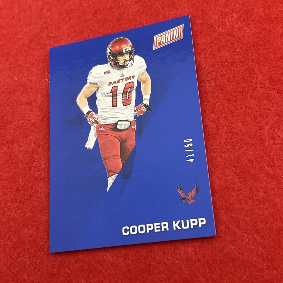 2022 Panini Father's Day Cooper Kupp #38 Blue (#’d 41/50) - Image 2 of 4