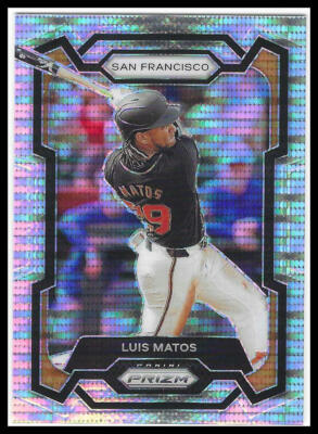 Luis Matos 2024 Panini Prizm Pulsar Prizm SP /499 #61 Giants Rookie