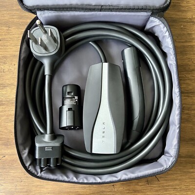 Tesla シルバー充電器 Tesla Y 3 S X Mobile Connector charger Gen 2 bundle w/ NEMA 14-50