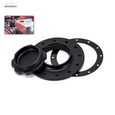 Tapa de gas de pila de combustible de fácil llenado de aluminio Billet con tapón y junta de celda de 12 orificios BK