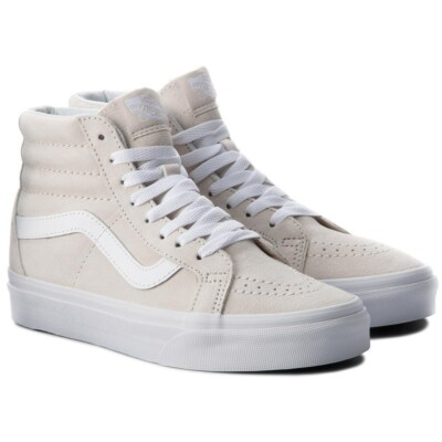 Men's VANS SK8-HI REISSUE SZ 5.5 SHOES  PIG SUEDE Moonbeam VN0A2XSBU5L