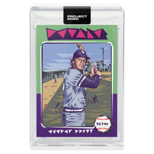 Topps PROJECT 2020 Card 150 - 1975 George Brett by Naturel - SP Print Run: 4,085