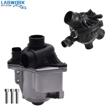 Electric Engine Water Pump W/ Thermostat For BMW 535i xDrive 3.0L 2010-2016