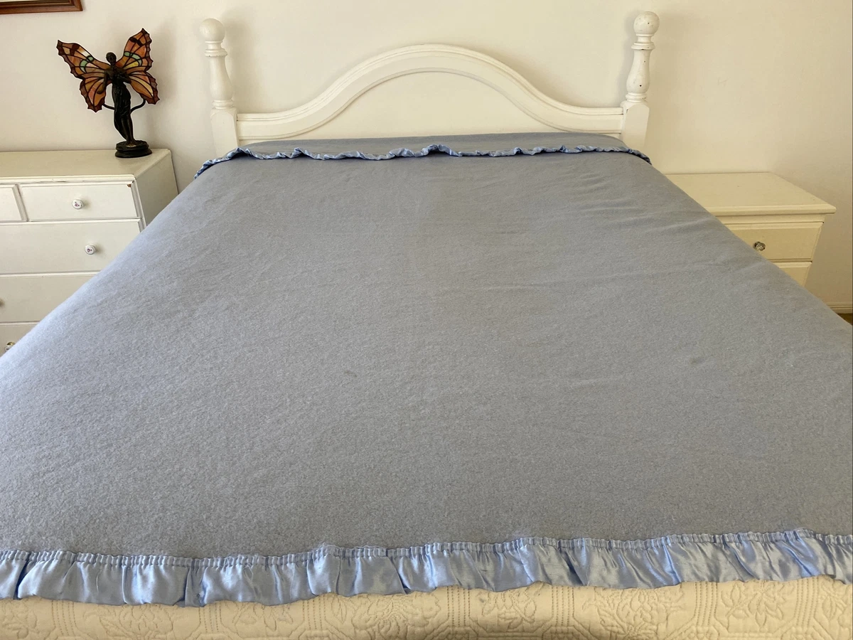 Target Wool Cashmere Extra Thick Blanket Queen Felted Shrunk 220 cm x 215 cm
