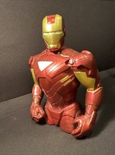 Iron Man 8" Busto Ahorro Dinero Moneda Hucha Marvel 2010 con Enchufe Vinilo