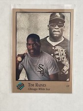 1992 Leaf Studio Tim Raines Baseball Card #156 Chicago White Sox Hall Of Famer