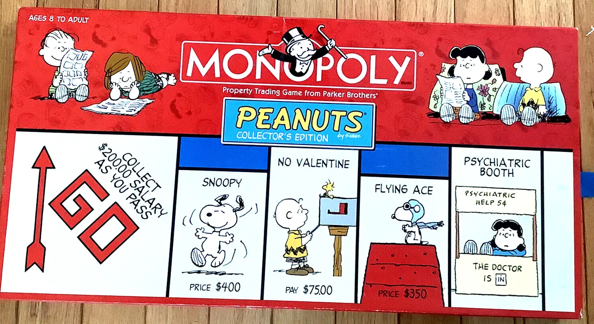 Peanuts Snoopy Collector#039;s Edition Monopoly Missing Card  700304001672 eBay