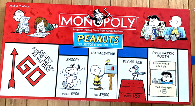 Peanuts Snoopy Collector's Edition Monopoly - Missing 1 Card