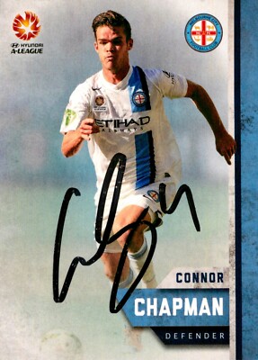 Signed 2015 2016 Melbourne City FC A-League Tap N Play Card - Connor Chapman