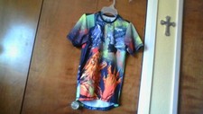 AWESOME GRAPHICS! Xtreme Pro Youth Large Rashguard Activewear Short Slv T-Shirt