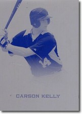 CARSON KELLY 2012 Rize Rookie Printing Press Plate RC 1/1