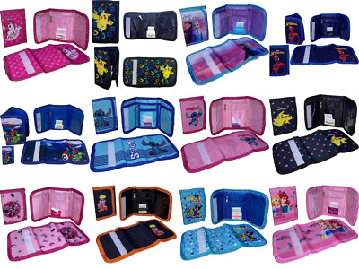 Geldbörse Kinder Pokemon Naruto Avengers Spiderman Mickey Stitch Minnie Eiskönig