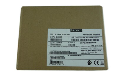 Lenovo Storage 10DWD SAS 12Gb/s SSD ST1600FM0003