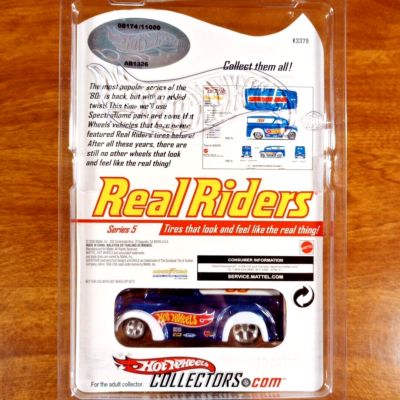 Hot Wheels RLC Real Riders Dairy Delivery 8174/11000 Blue Race
