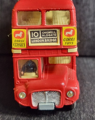 CORGI 468 LONDON TRANSPORT ROUTEMASTER BUS ORIGINAL 1st ISSUE 1960s VINTAGE IOB - Picture 7 of 13
