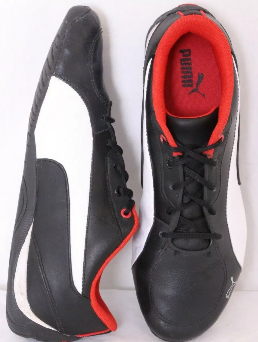 Puma puma 304609 01 Drift Cat 5 Black Leather Athletic Shoes Youth