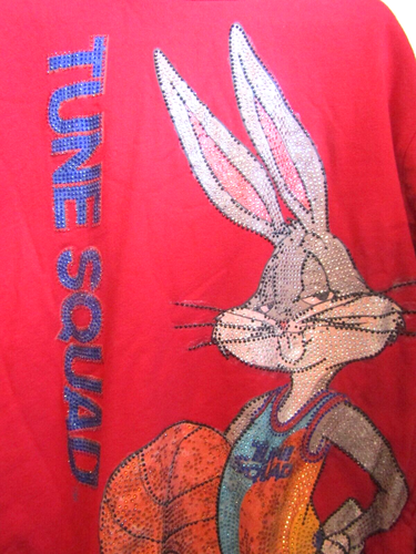 De.Kryptic Space Jam Hoodie Sweatshirt Bugz Tune Squad Rhinetone Herren Gr. 2XL - Bild 6 von 10