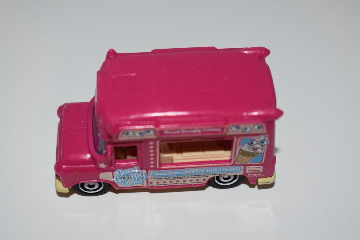 Matchbox 2018 Pink Diecast Ice Cream Van Good Googly Cones