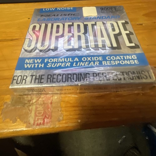 Realistico Laboratorio Standard Supertape 1 Mil 5" Mulinello 900 ft Basso Rumore Nuovo - Foto 2 di 4
