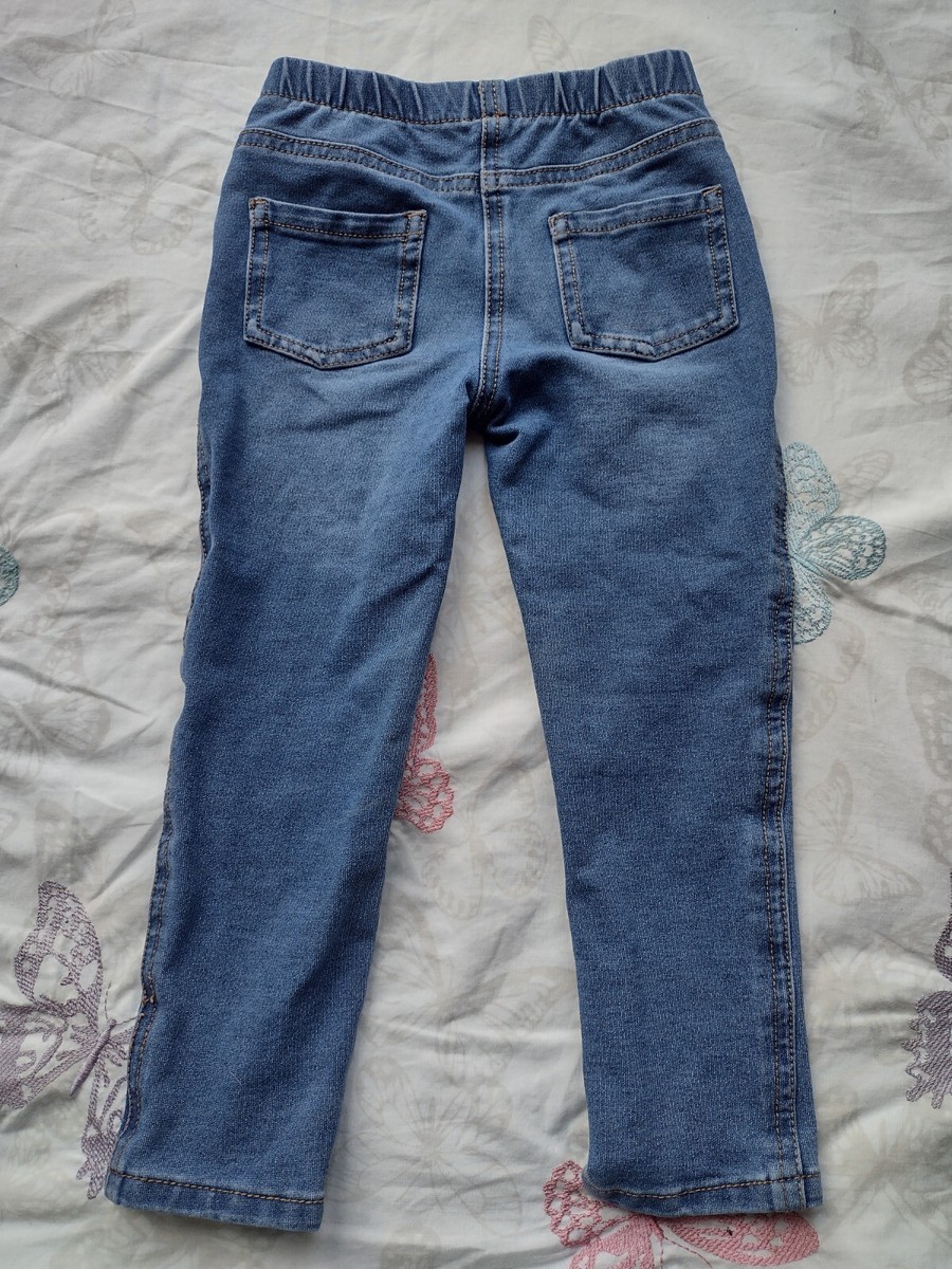 Jegging fille bleu 5-6 ans TEX : le jegging à Prix Carrefour