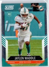 2021 Panini Chronicles #413 Jaylen Waddle Score Update Rookies
