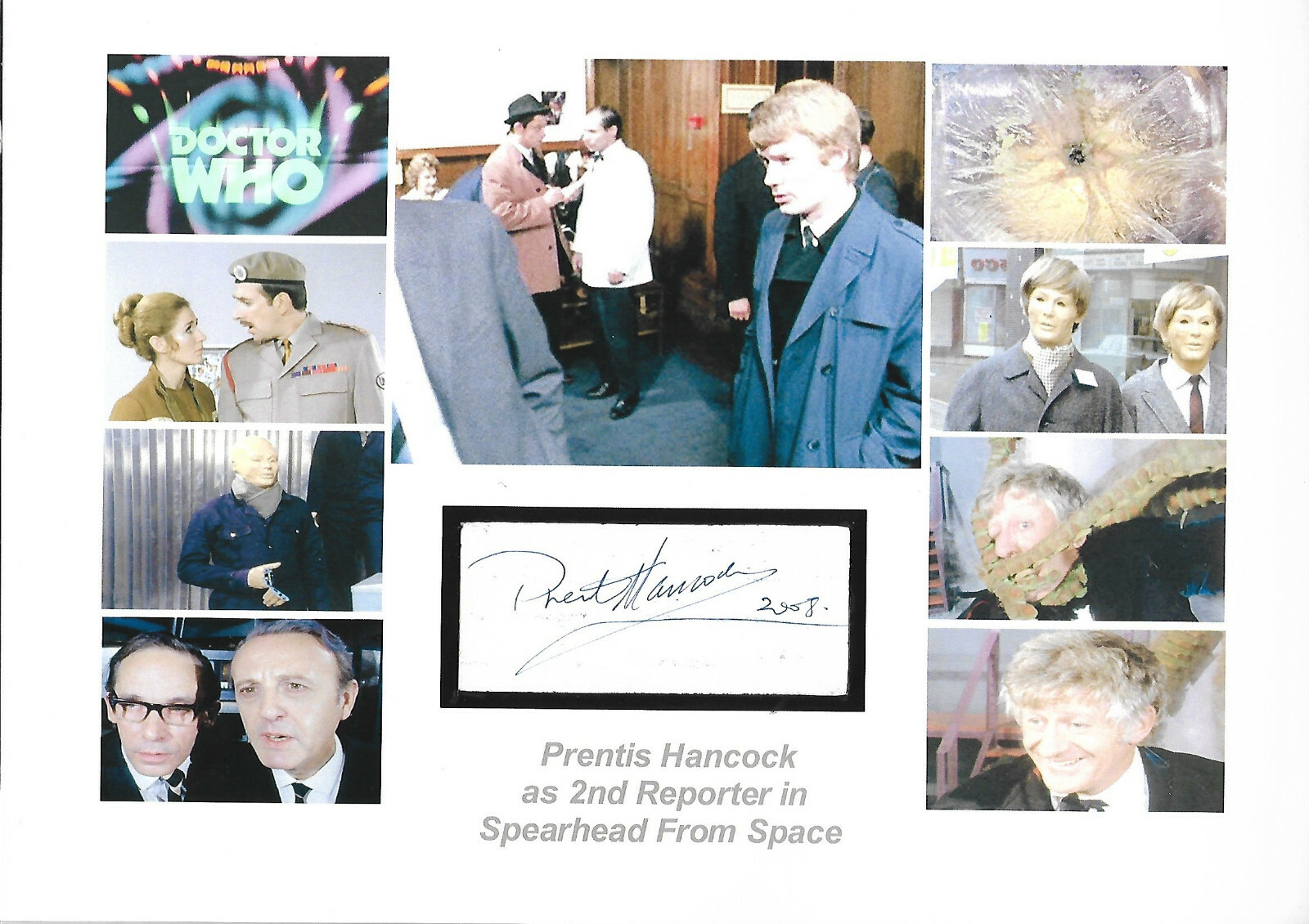 Dr Doctor Who - 3rd Third Doctor Era (Pertwee) - Autograph & Display Selection - Picture 73 of 131