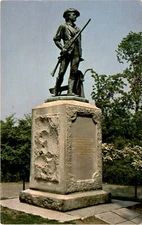 MINUTE MAN STATUE, CONCORD, MASS., TICHNOR BROS., INC., Postcard