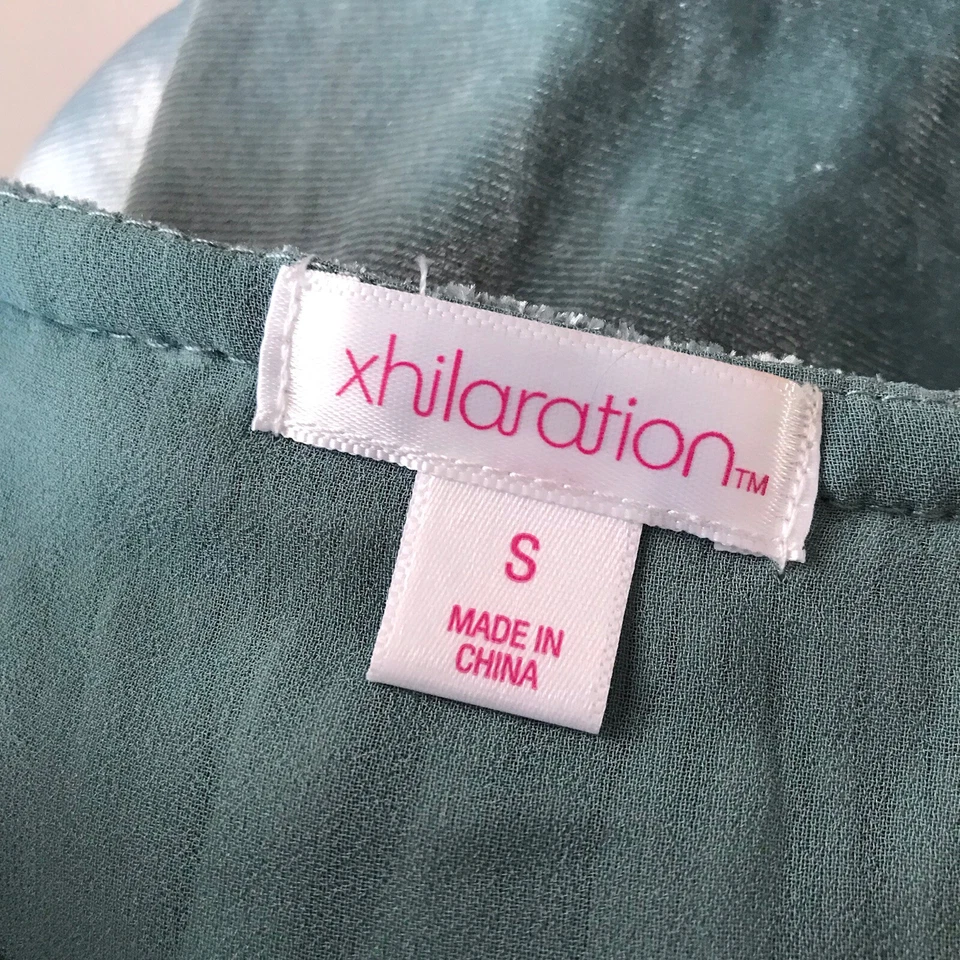 Babydoll Y2K de finales de 2000 Cami Top S Terciopelo en niveles Hada Grunge Sirena Foto 2 de 4