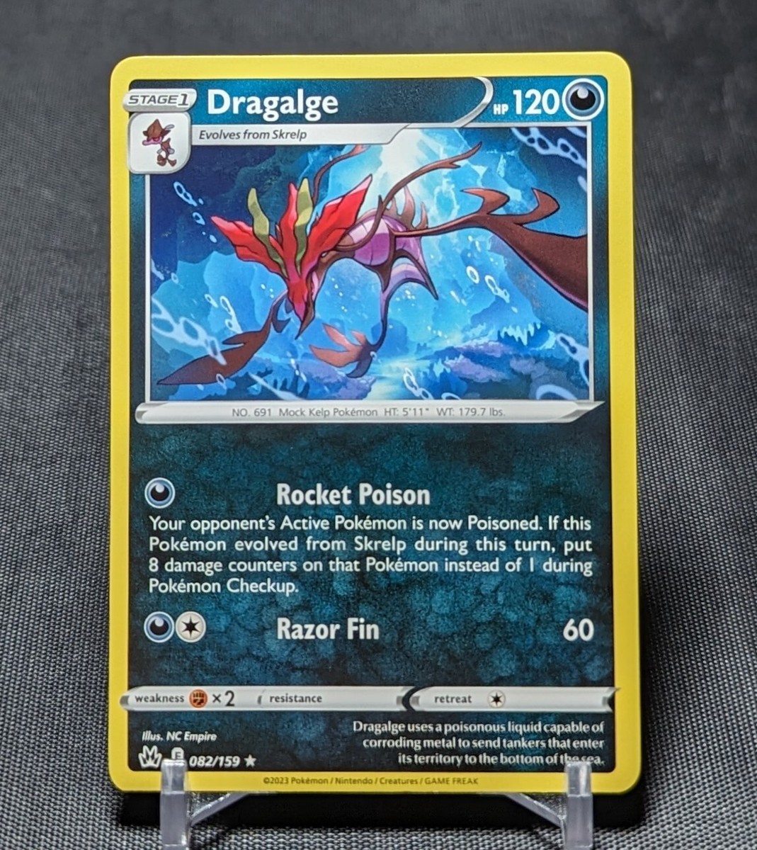 dragalge pokemon card Mega Dragalge ex - 104/086 - ME04: Chaos Rising