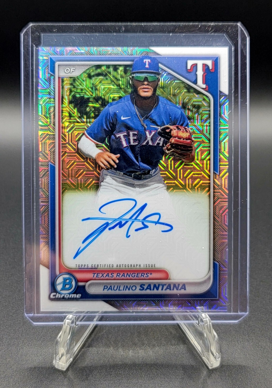 2024 Bowman Chrome - Prospect Mojo Autographs #BMA-PS Paulino Santana (AU, RC)