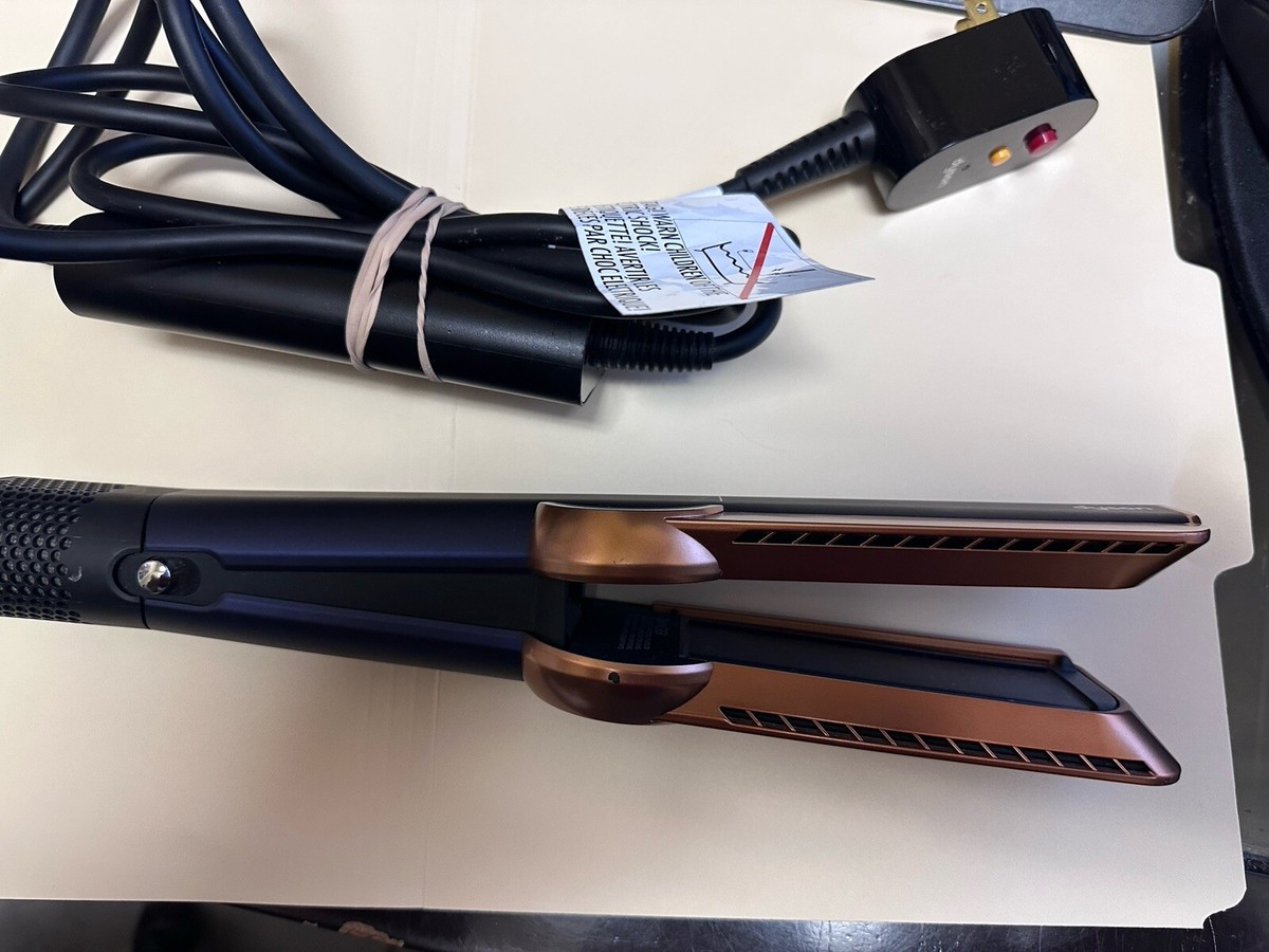 Dyson Airstrait Hair Dryer straightener Purple EUC Used | eBay