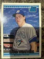 1992 Donruss - Rated Rookie Dave Weathers #418 (RC)