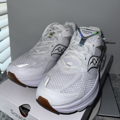 Saucony Unisex Grid NXT Sneakers, White, 10.5 US Women/9 US Men
