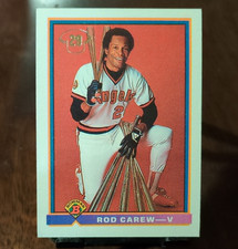 Bowman 1991 Rod Carew #5 Los Angeles Angels MLB Baseball Card Base Set