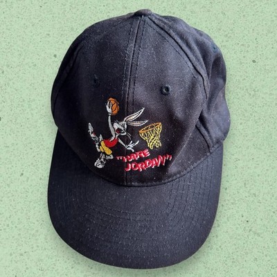 1993 NIKE HARE JORDAN Bugs Bunny Looney Tunes Mütze Snapback Basketball Kappe.