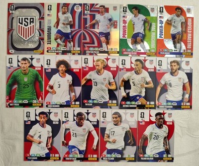Panini Adrenalyn XL FIFA World Cup 2026 Team Set USA Full Alle 14 Karten