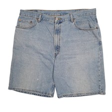LEVIS 550 Blue Denim Jeans Cotton Shorts Mens W42