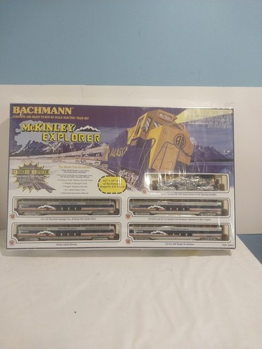 Juego de tren escala HO Bachmann McKinley Explorer Alaska GP40 artículo #00624  | Zustand: New