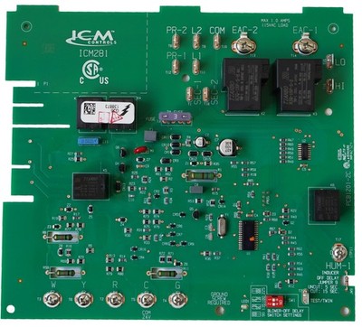 ICM Controls ICM281 Furnace Control Replacement 1 Count (Pack of 1), Green