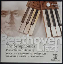 Beethoven 9 Symphonies, 7 CDs Transc. for Piano by Liszt Schubert Sonata D958