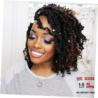Passion Twist Crochet Hair-Mixed Color Combo 10 Inch(Pack of 8 ) 1B+T27+T30