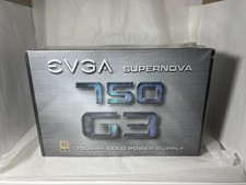 EVGA Supernova G3 750W Fully Modular Gold Power Supply 220-G3-0750-X1 Sealed Box