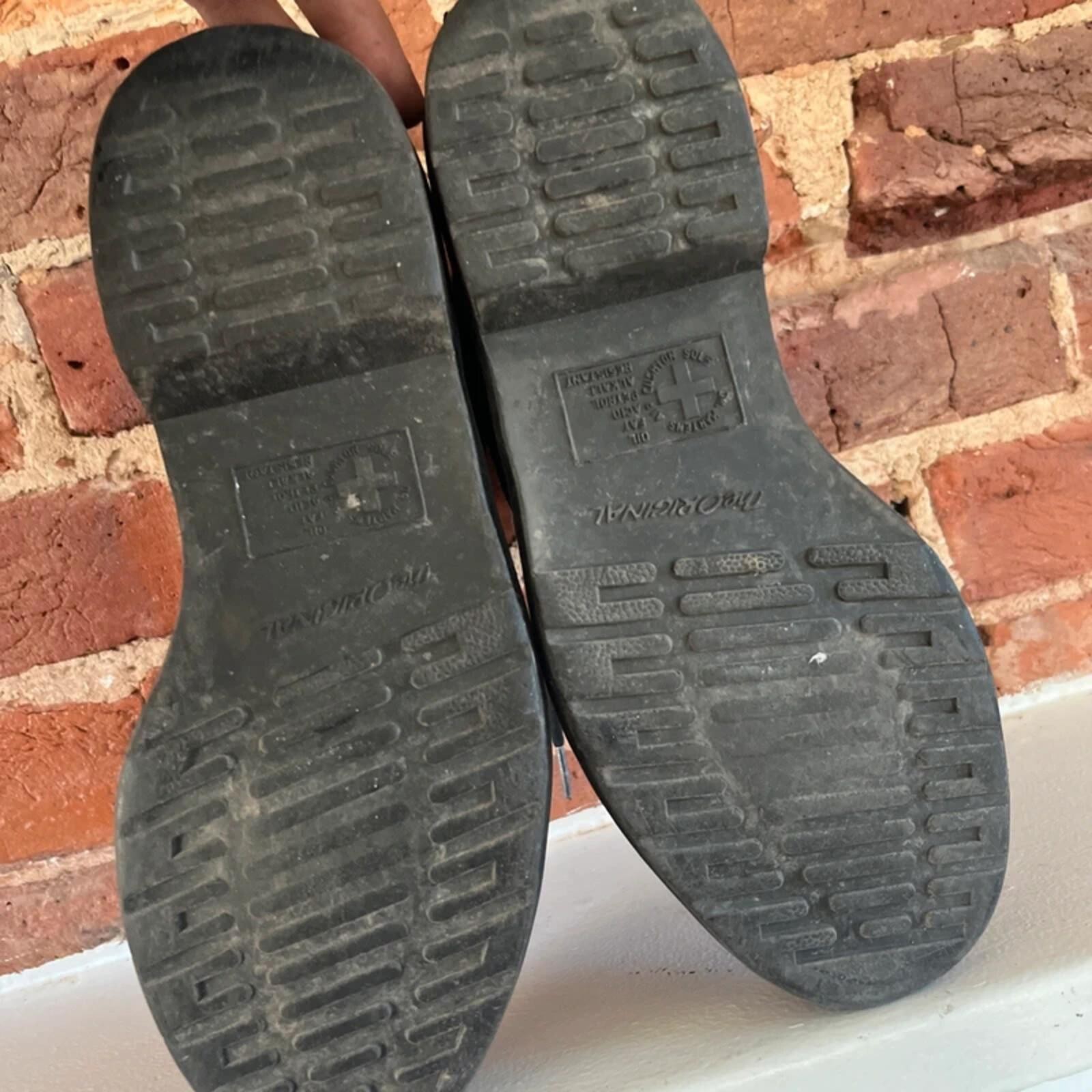 Vintage Dr Marten Suede Black Ankle Boots | UK Size 6 image 9