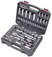 SteckschlüSsel-Satz, Basic, 1/4 Zoll +1/2 Zoll, 105-Teilig Kraftwerk 204.103.601